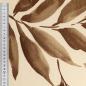 Preview: Viskose Blätter Schoklolade auf Natur